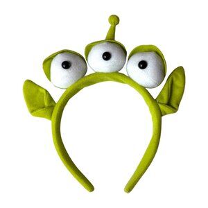 Disney Pixar Toy Story Alien Green Plush Headband Three Eyes Resort Halloween